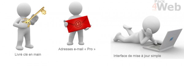 Les avantages "Pack4Web" Les avantages "Pack4Web"